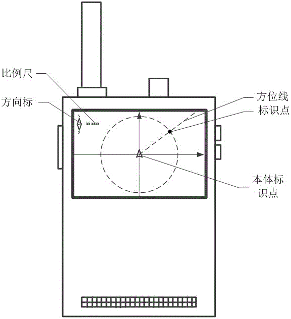 Location map displaying method, orientation judgment method and device