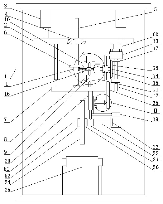 Artificial intelligence computer mainframe box grinding device