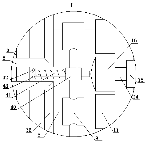 Artificial intelligence computer mainframe box grinding device