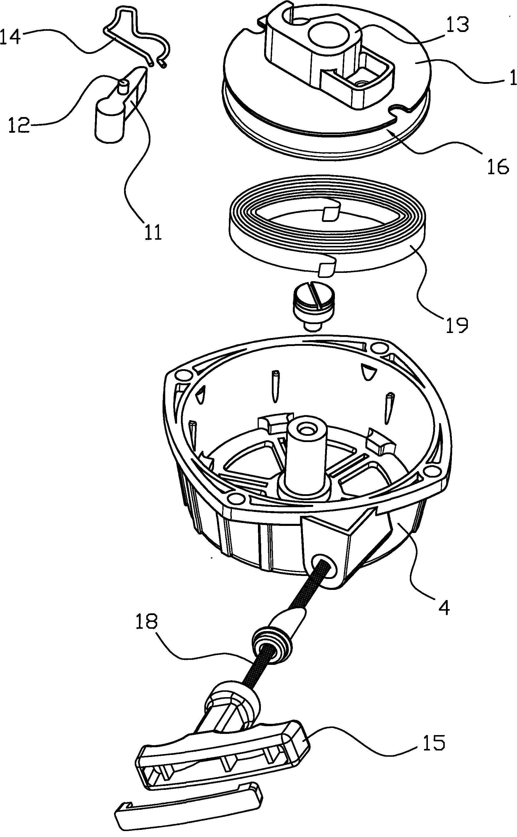 Starter for engine