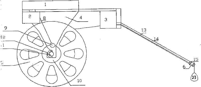 Uncoiling method and system for guide rope of electric power of unmanned helicopter