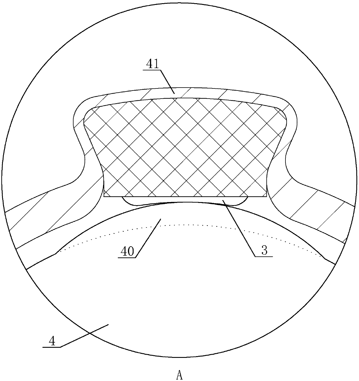 A waterproof knob switch