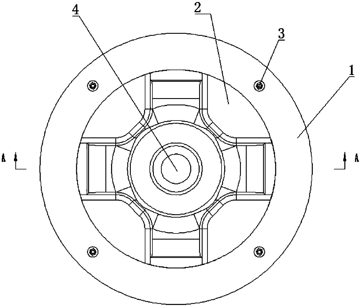 A combined mold for integral forging of hinged beams and a method for processing hinged beams