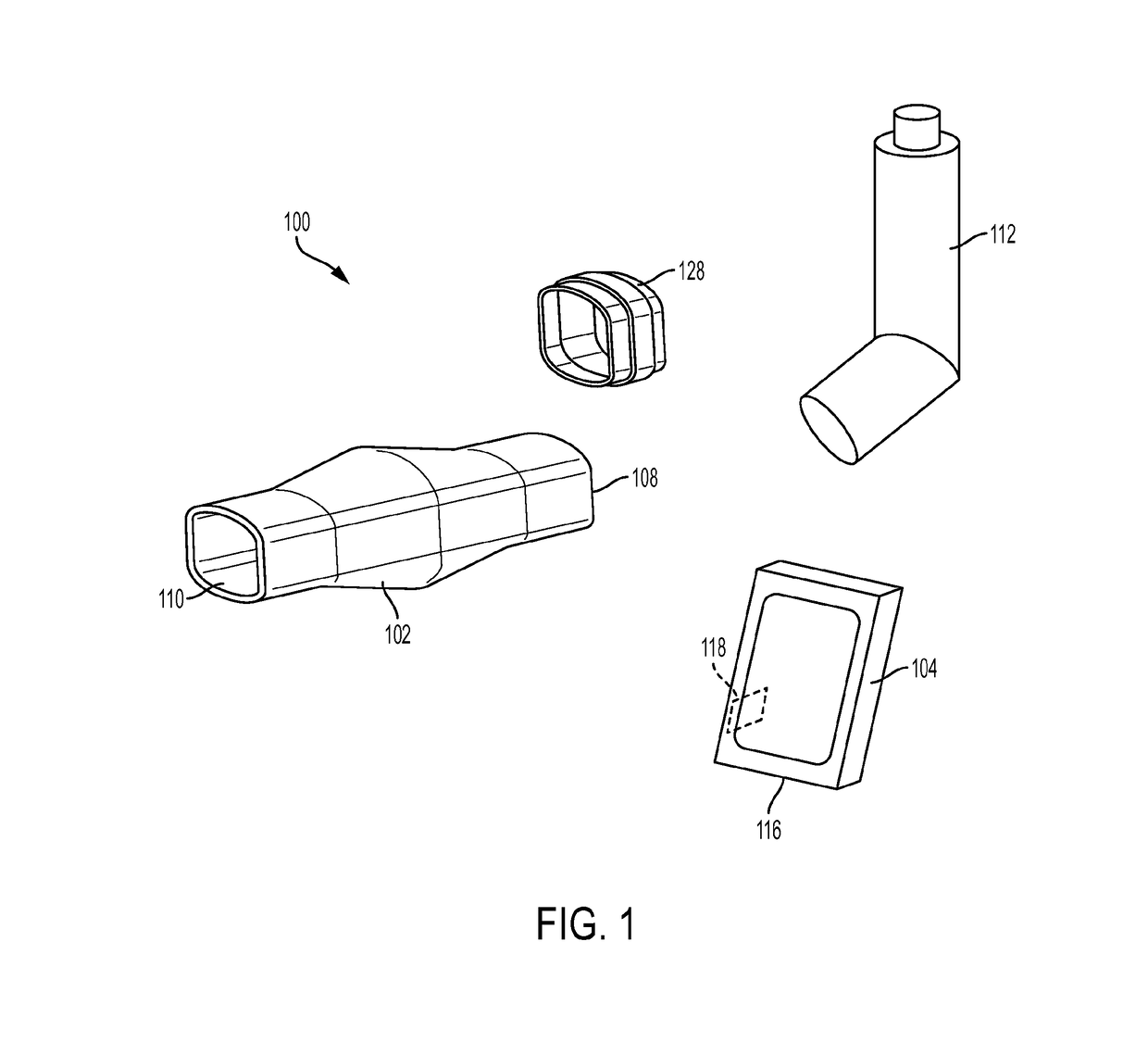 Systems and methods for delivering an agent to a user's lungs and for simultaneously monitoring lung health