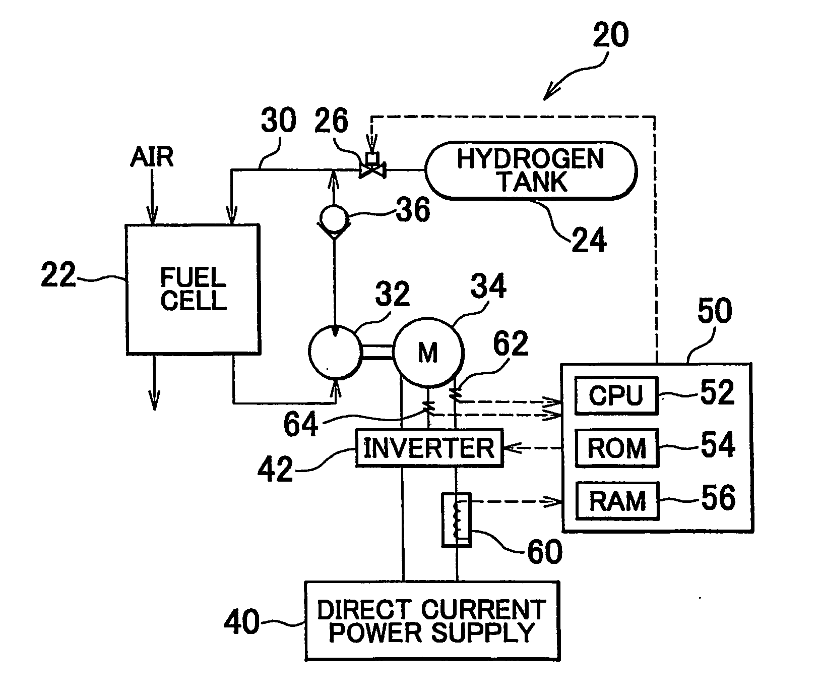 Hydrogen operated power system