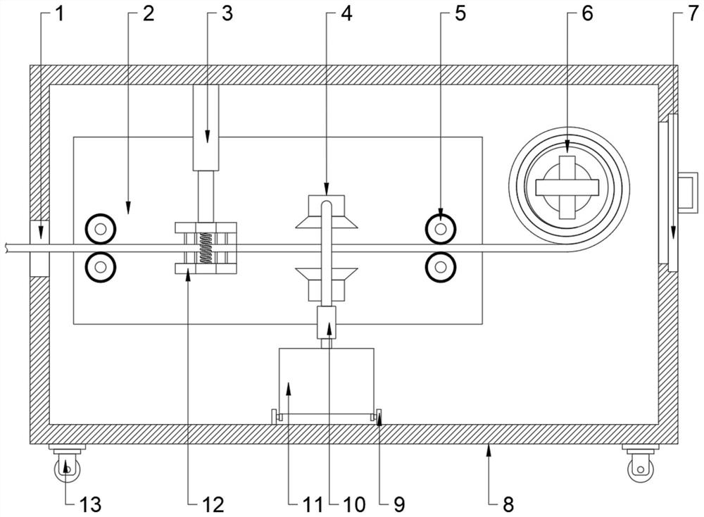 Dust-proof winding device for water pumping pipe belts for water conservancy project