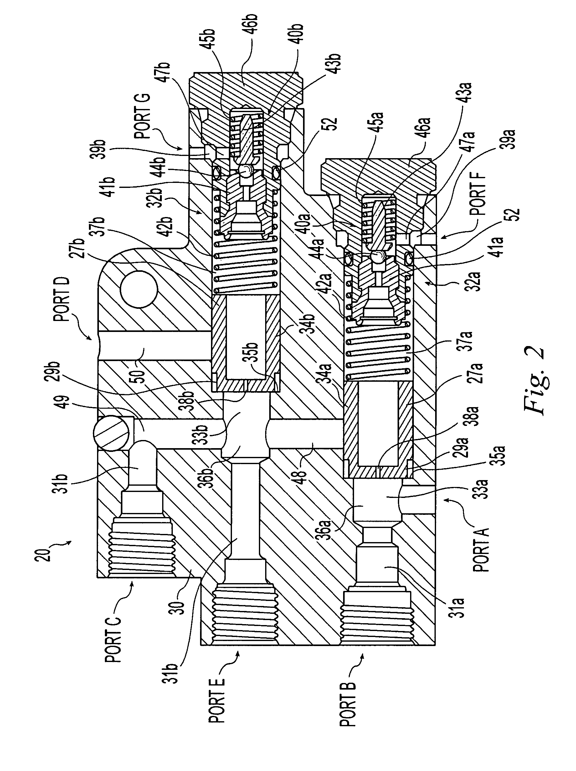 Vehicular hydraulic system with dual relief valve