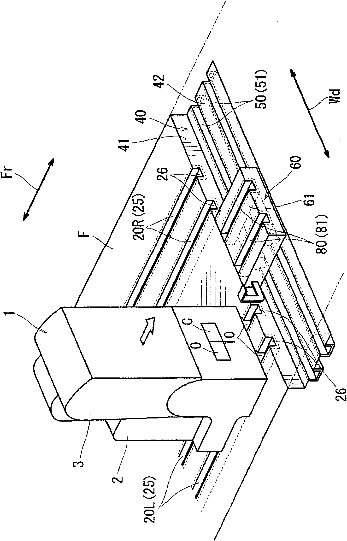 Movement device for vehicle seat