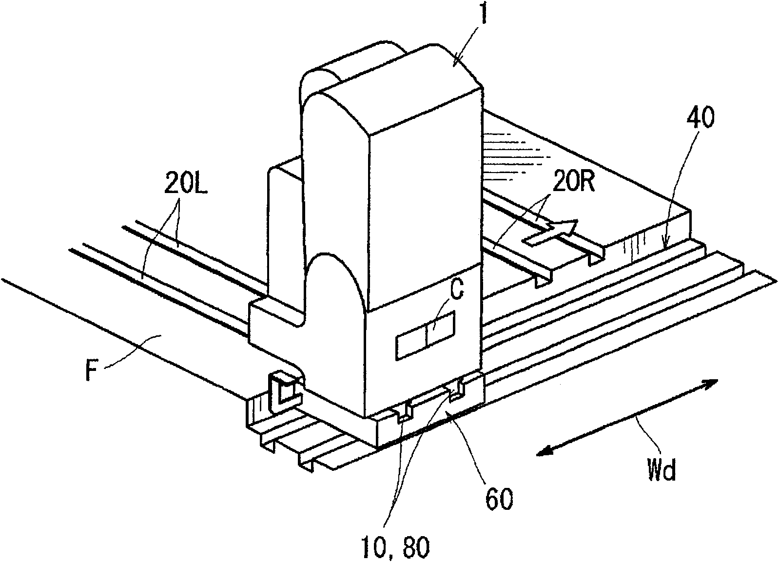 Movement device for vehicle seat