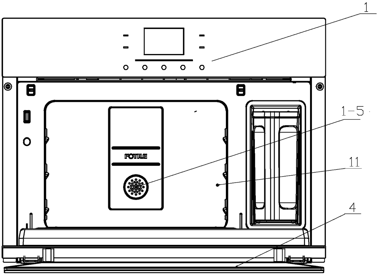 An all-in-one steamer and microwave oven