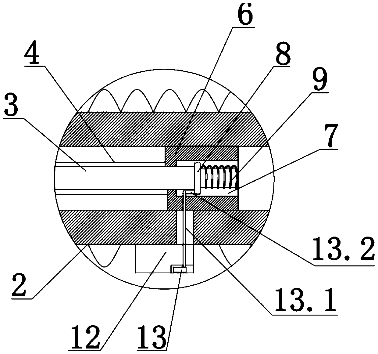 Biopsy sampling and collecting device for clinical medicine