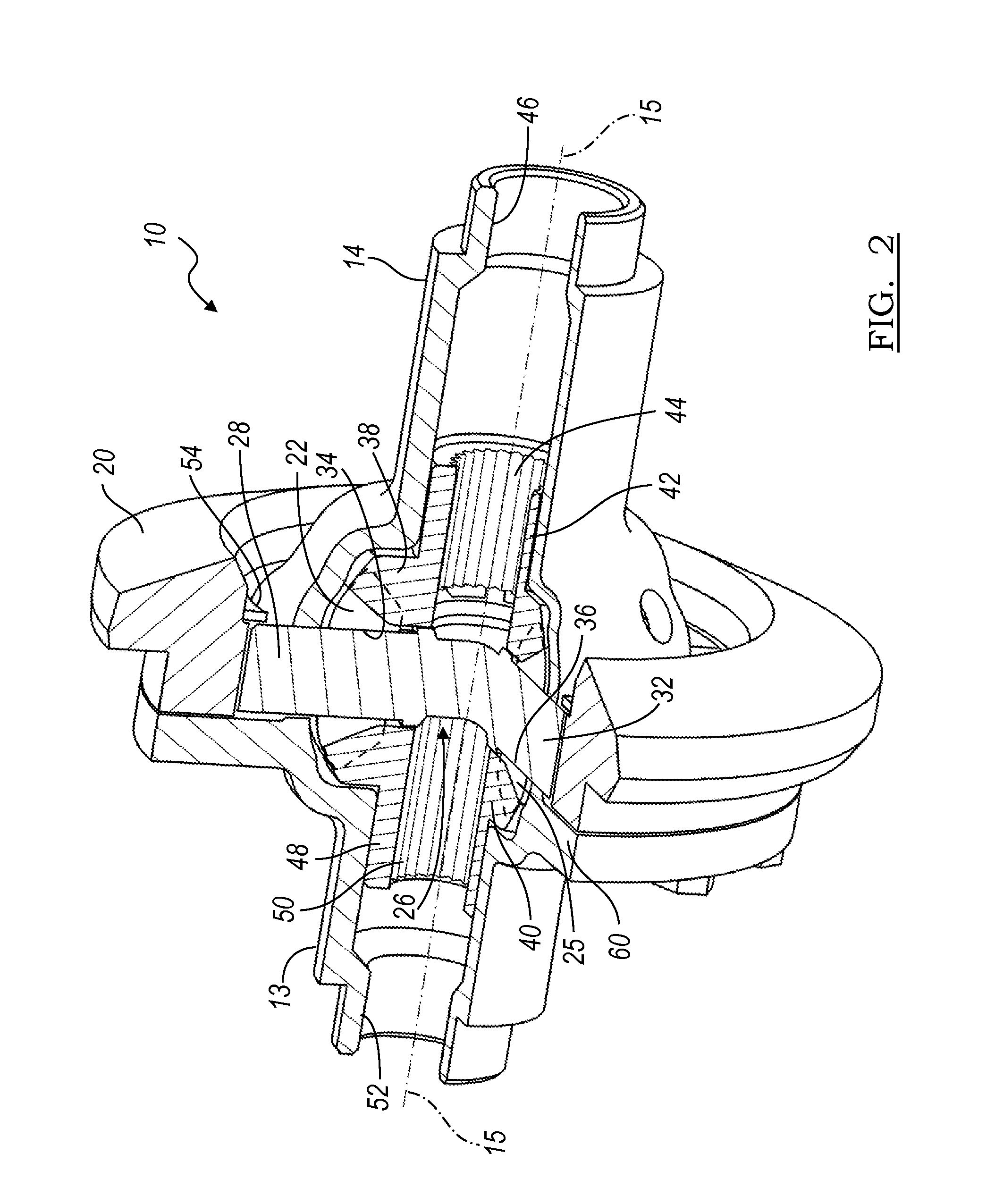 Differential mechanism having multiple case portions