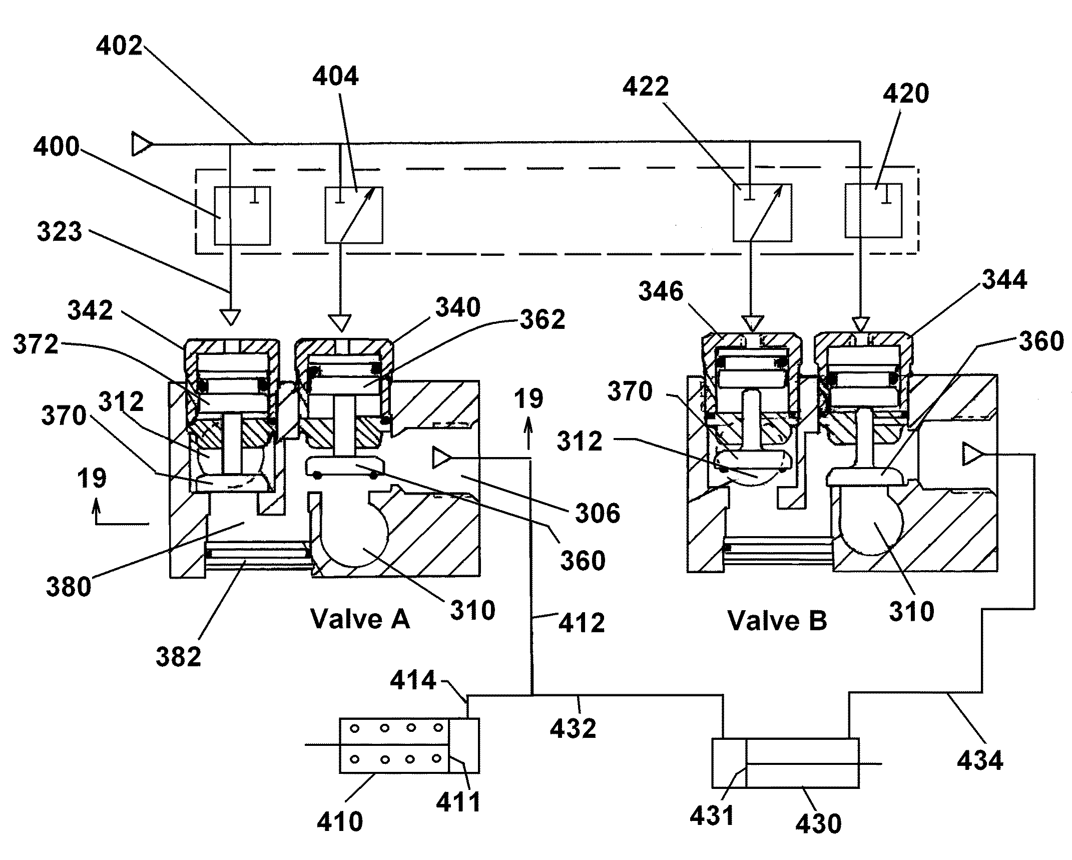 Pilot valve manifold