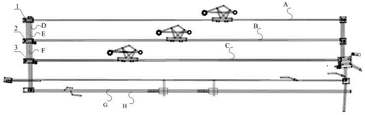 Automatic switching method of belt conveying system flows