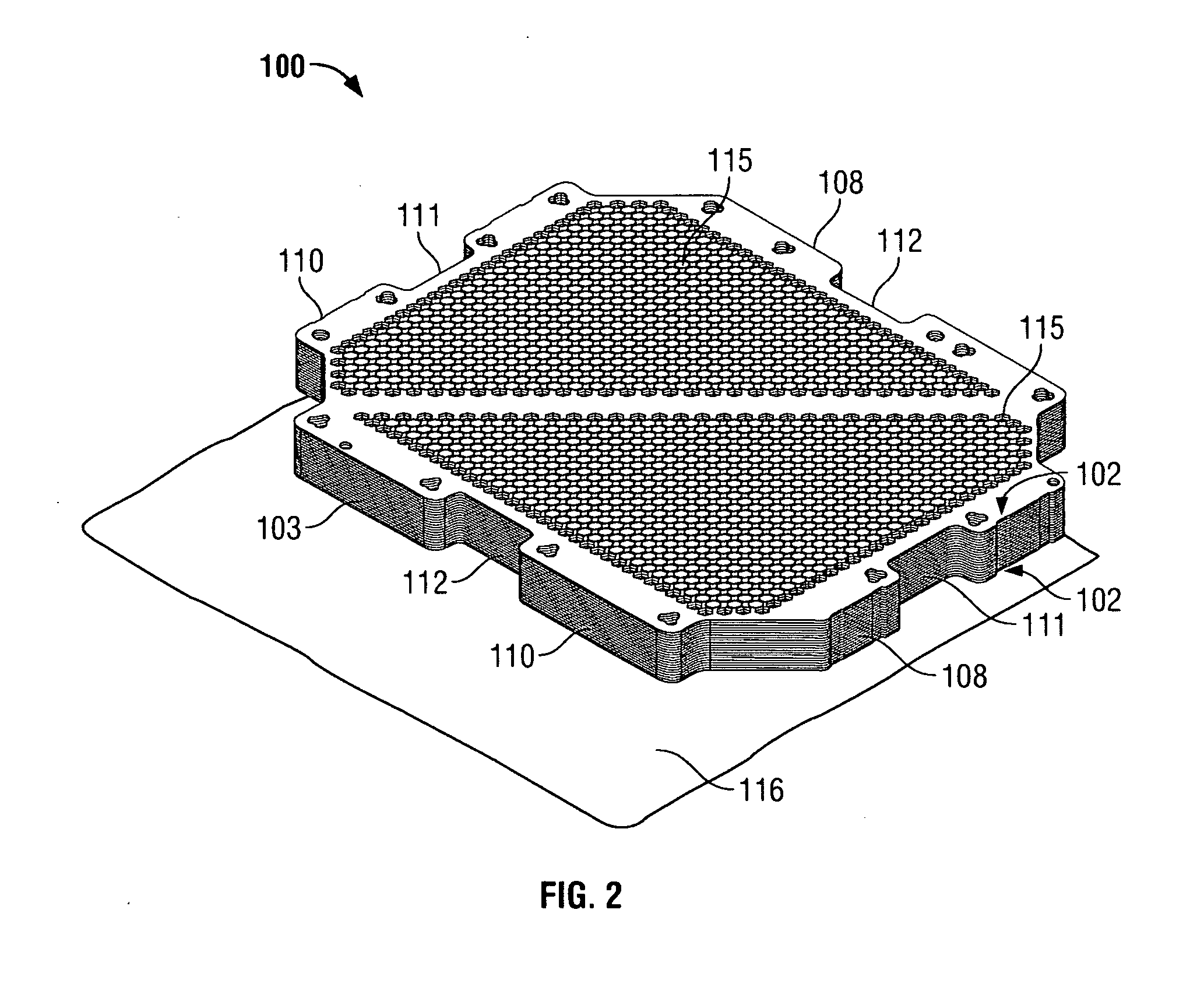 Bonded three dimensional metal laminate structure and method