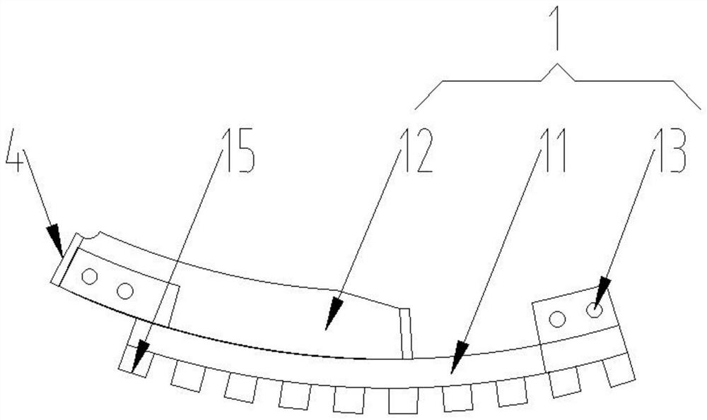 Tool for grouting groove on pile side of steel pipe pile