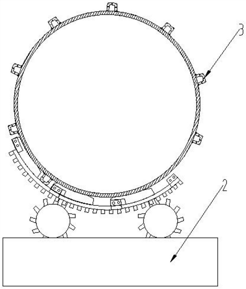 Tool for grouting groove on pile side of steel pipe pile