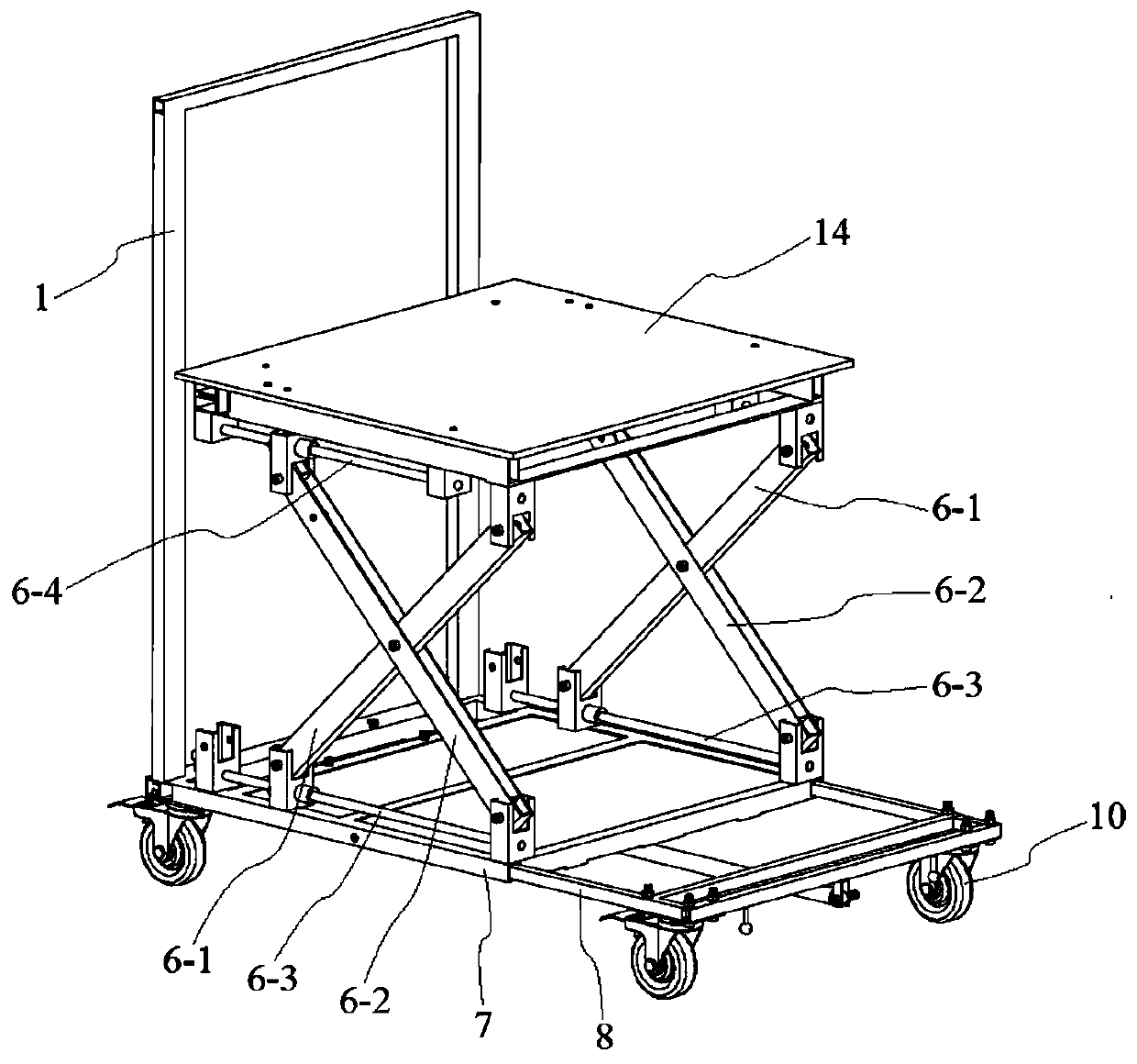 A double platform multifunctional trolley