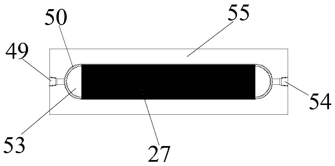 Dynamic sand-carrying fracture expansion test device for low-permeability reservoirs