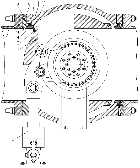 Spherical valve overhaul sealing control method
