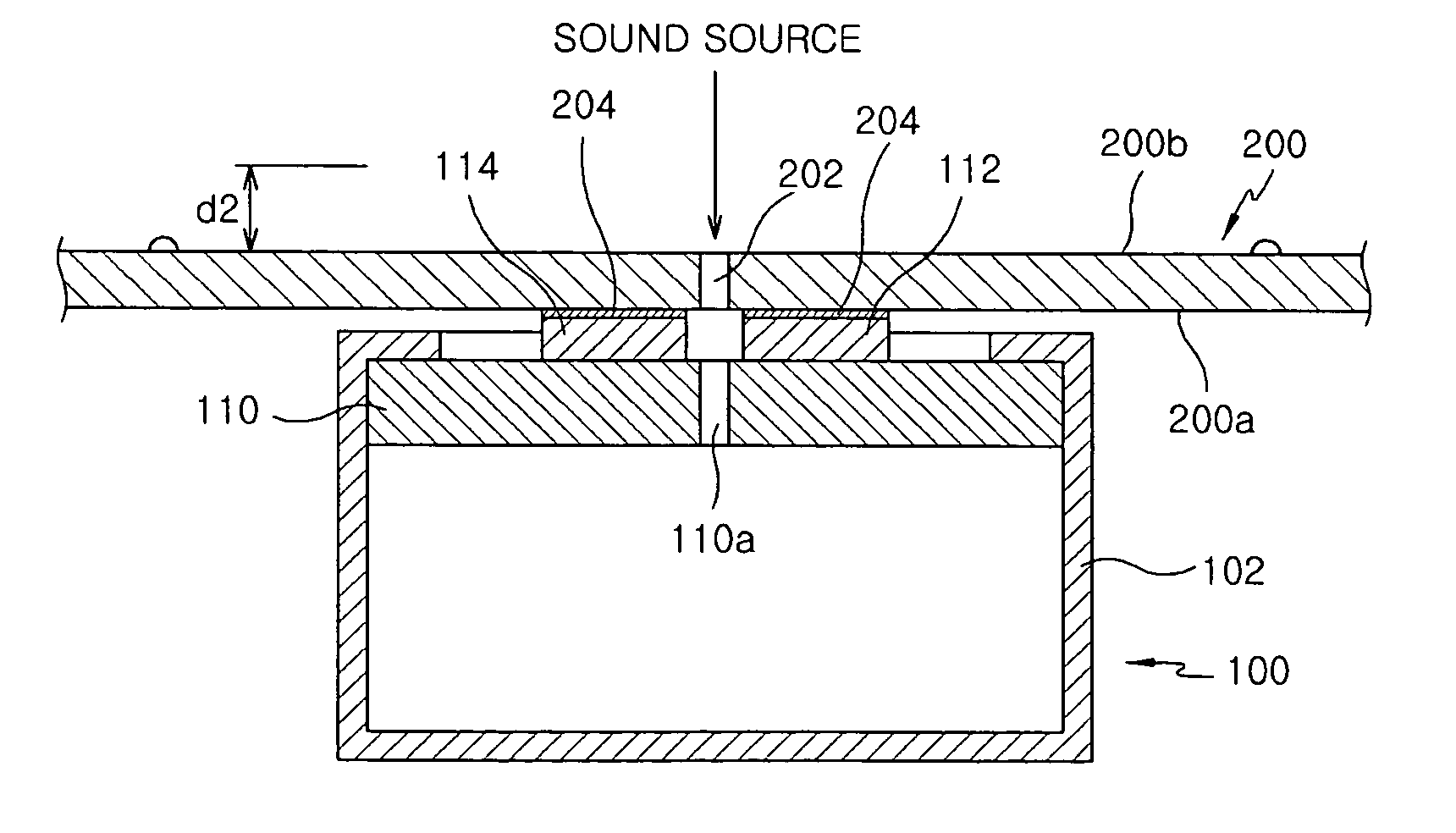 Method of mounting condenser microphone on main PCB and condenser microphone adapted for the same
