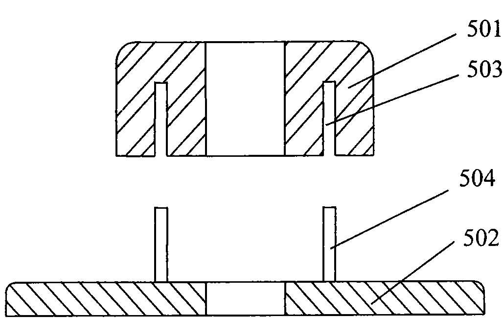 Four-sided valve