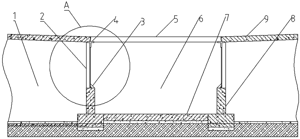 Trench heat exchange mechanism for house