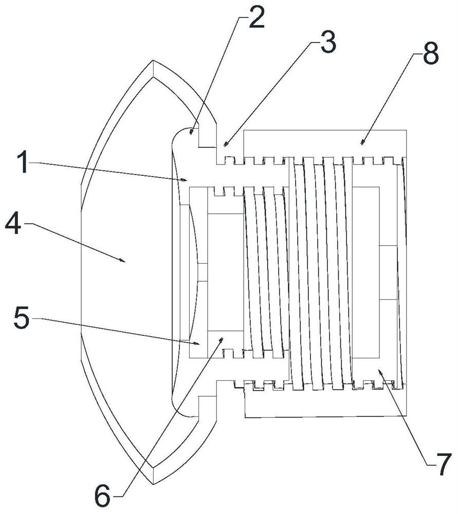 Pair of small-window anti-fatigue reading glasses