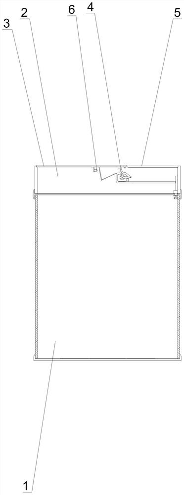 Intelligent garbage can capable of detecting whether small cover is opened or not through sensor