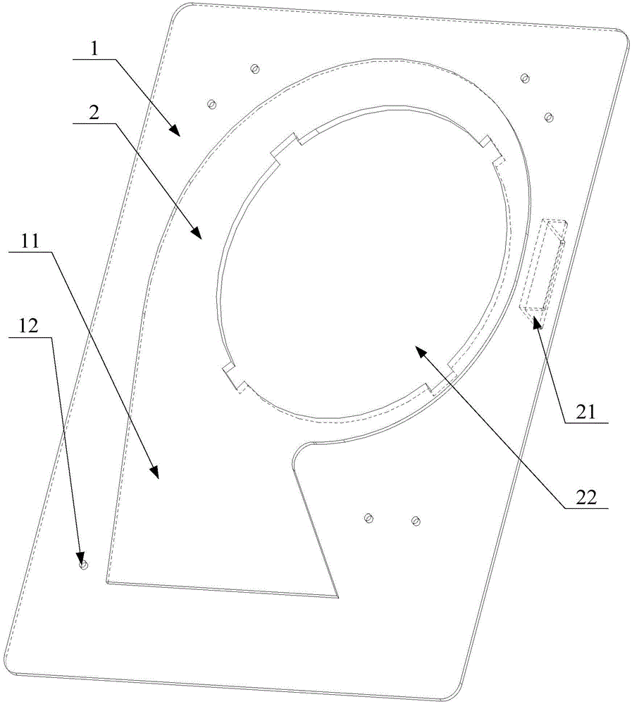 Air-conditioning spiral case examination tool