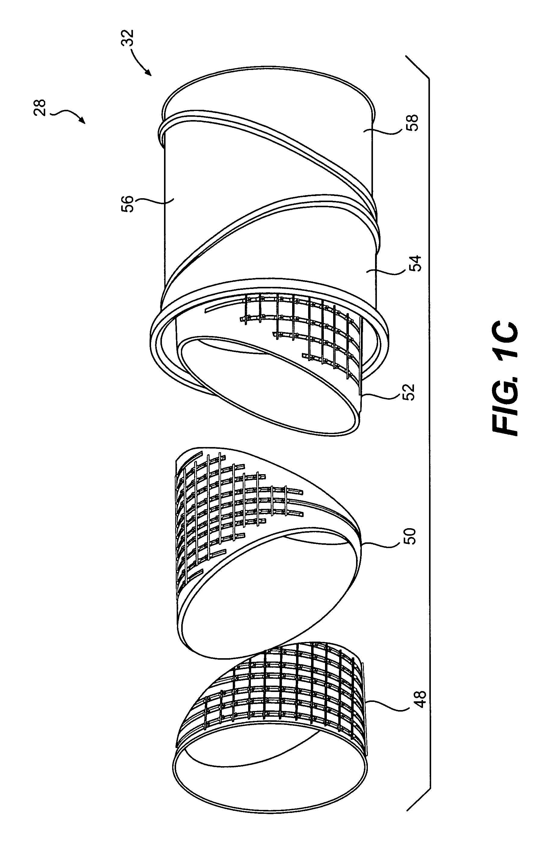 Low profile attachment hanger system for a cooling liner within a gas turbine engine swivel exhaust duct