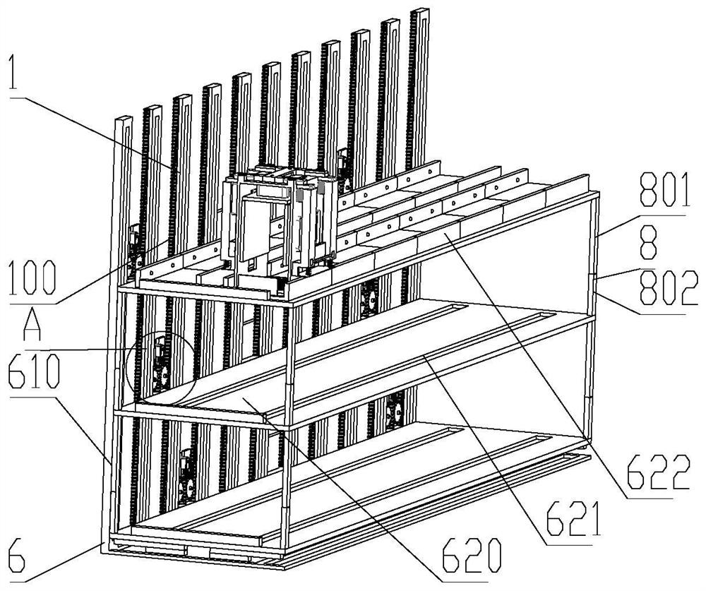 A bulk computer logistics transportation device