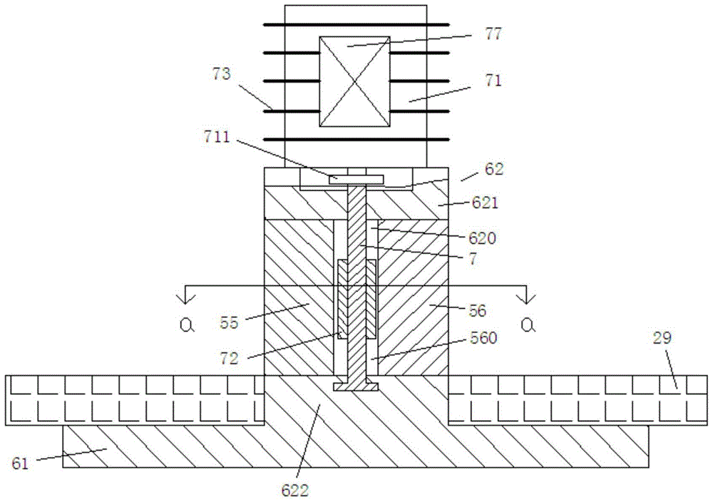 A plate fixing device for welding that can quickly dissipate heat