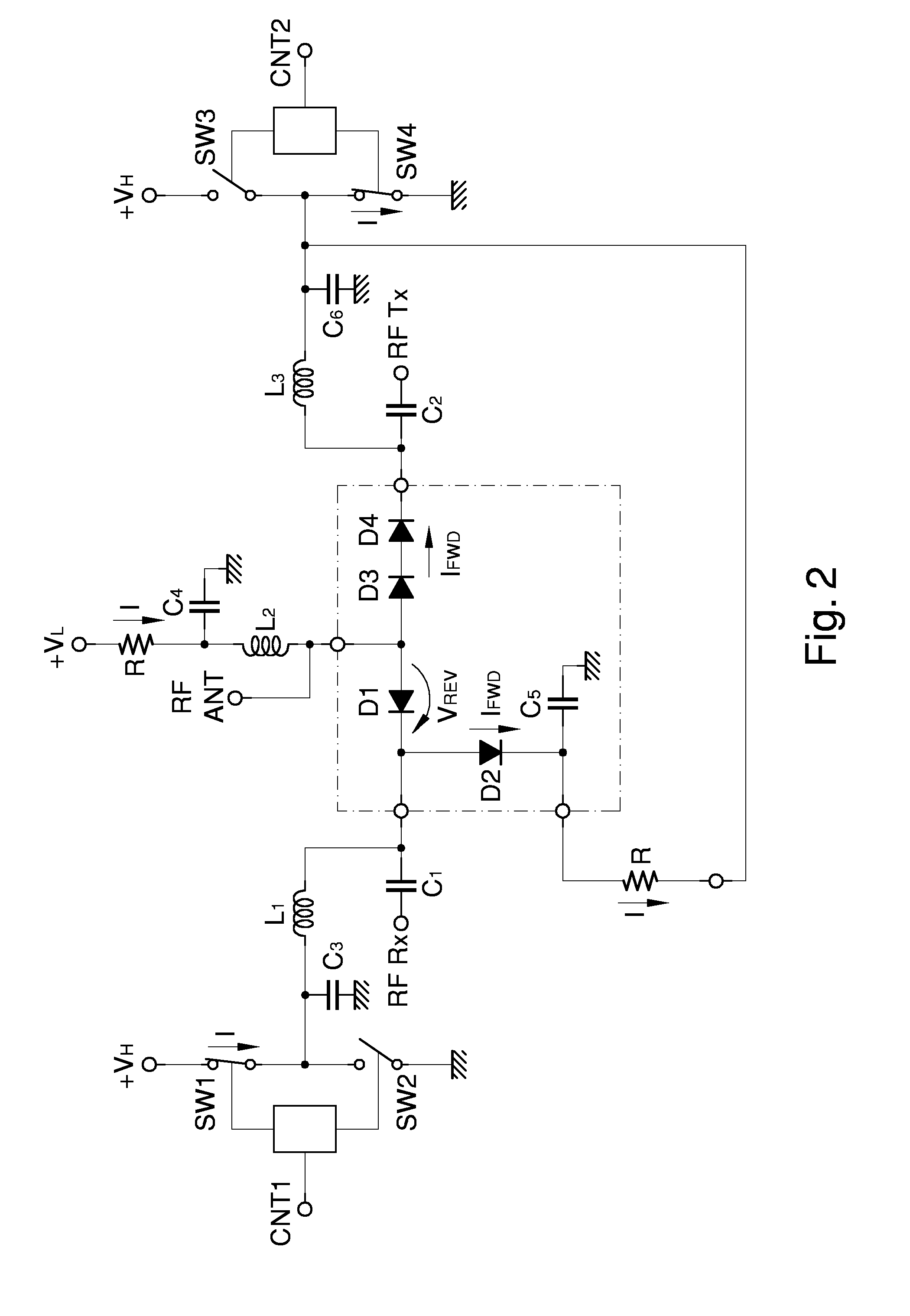 Radio frequency switching system