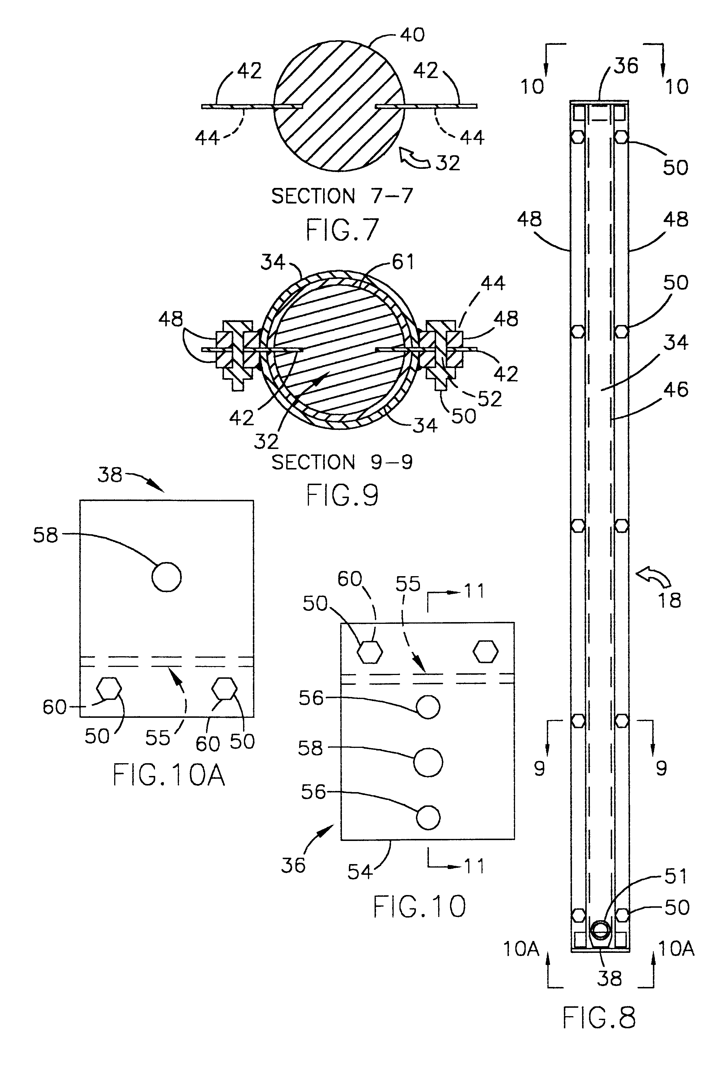 Prestressed concrete fence post assembly and method of construction