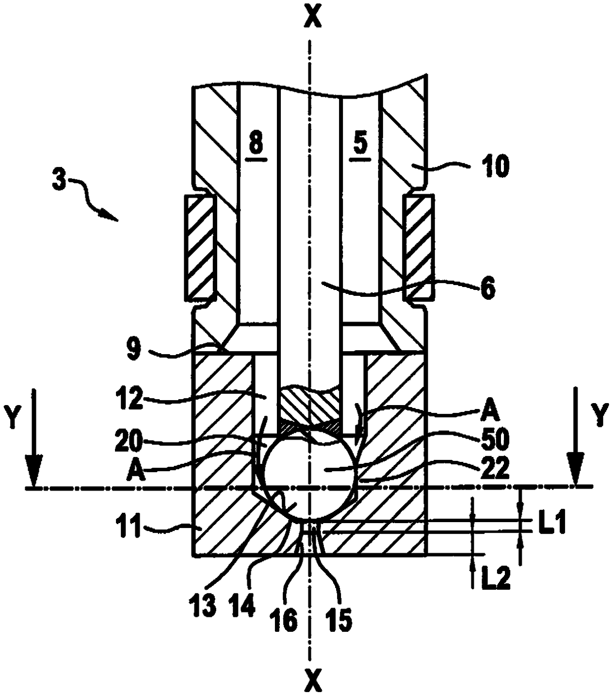 Valve sleeve of an injector and manufacturing method therefor