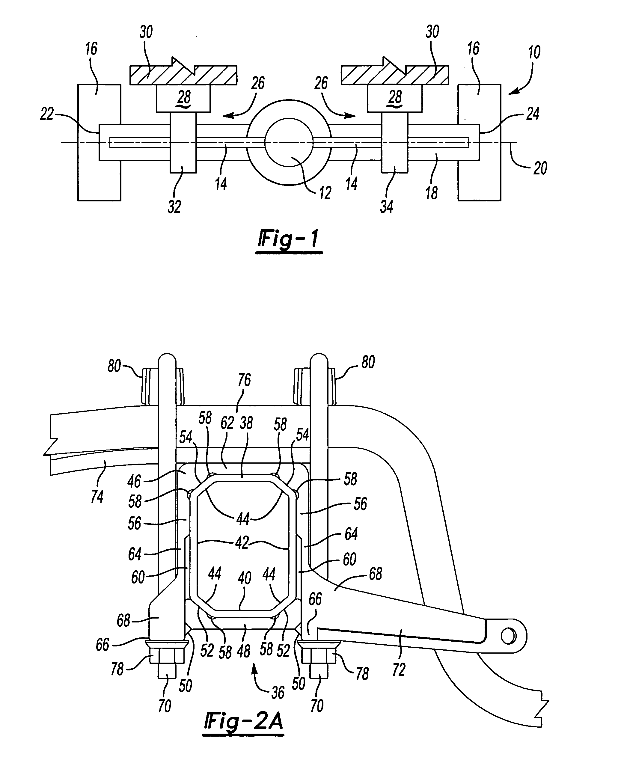 Preloaded suspension bracket assembly for axle housing