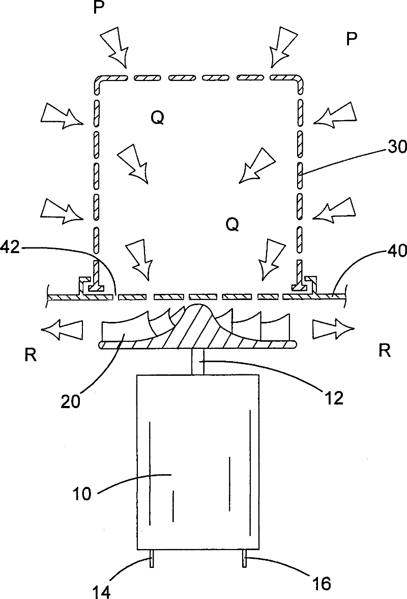 Motor, fan and filter arrangement for a vacuum cleaner