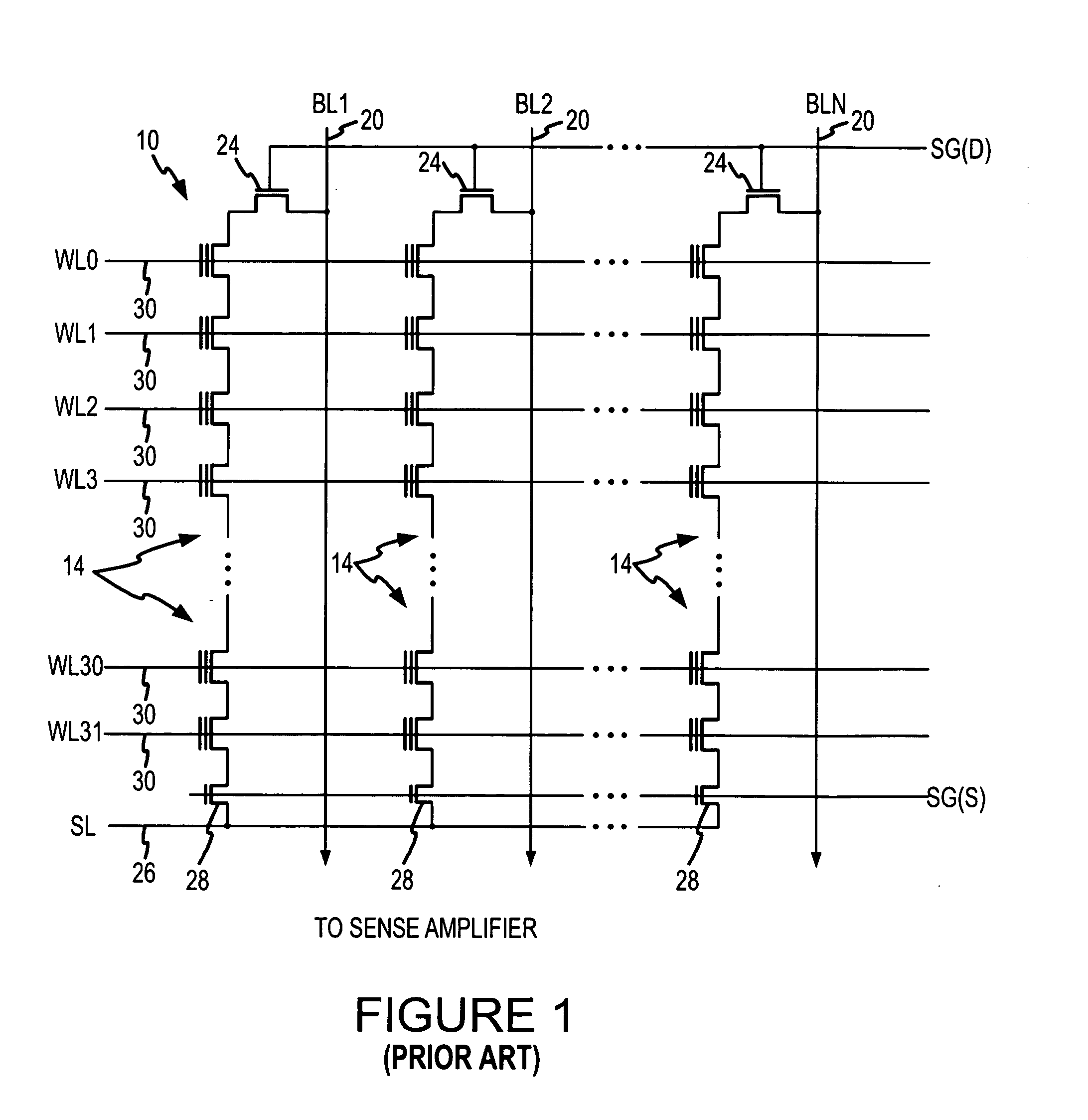 Method and system for minimizing number of programming pulses used to program rows of non-volatile memory cells