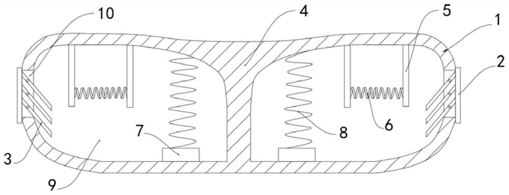 A shared bicycle seat with efficient heat dissipation