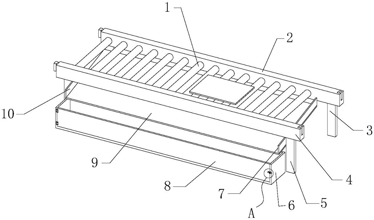 Plate transfer device for drying of composite insulation board