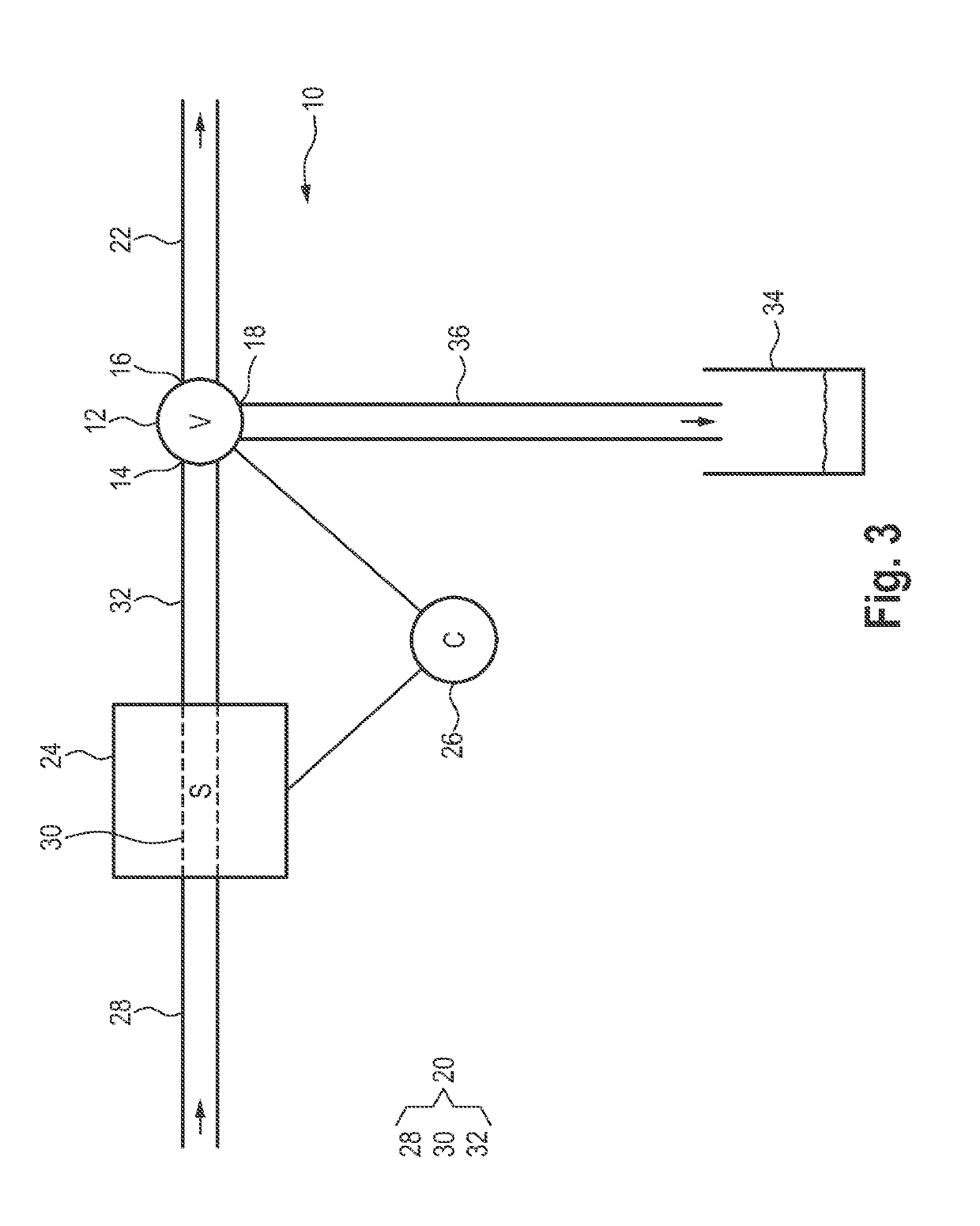 Fluid supply assembly for removing gas bubbles from a fluid path