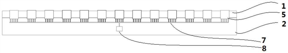 A sleep state monitoring ribbon structure for smart mattresses