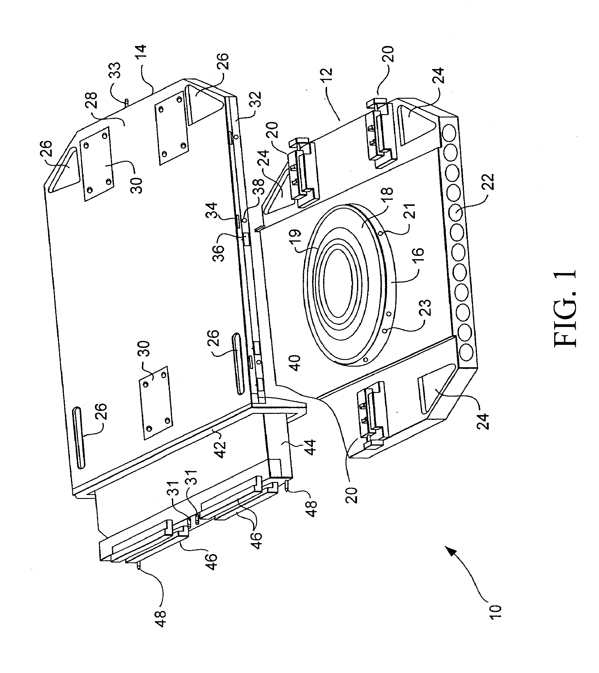 Wafer Burn-In and Test Employing Detachable Cartridge