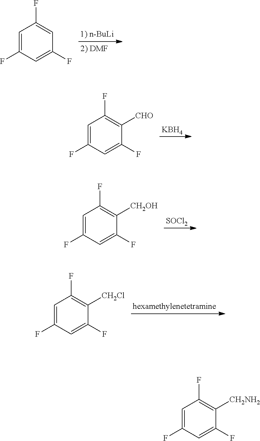 Synthesis method of 2,4,6-trifluorobenzylamine
