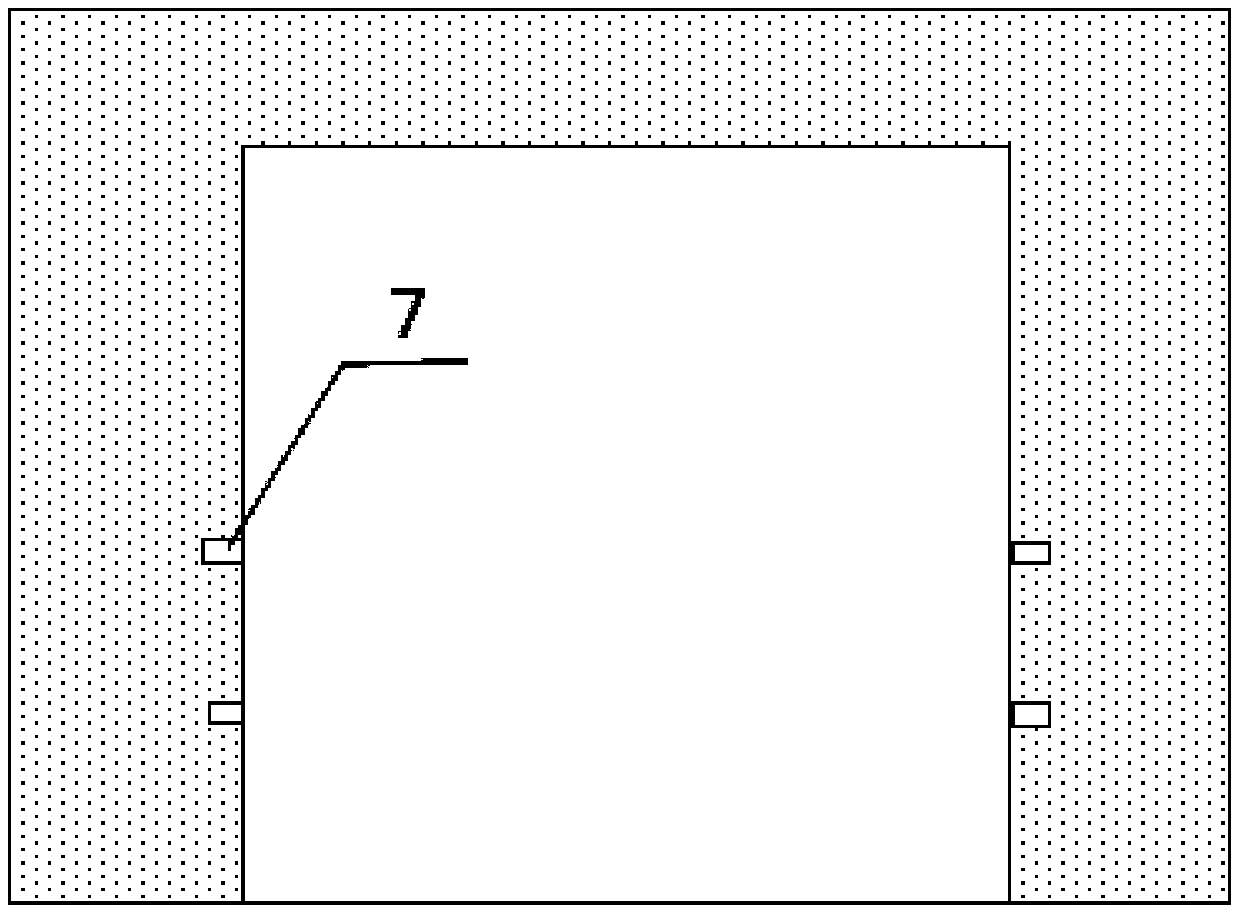 Edge hole finalization type railing and construction method thereof