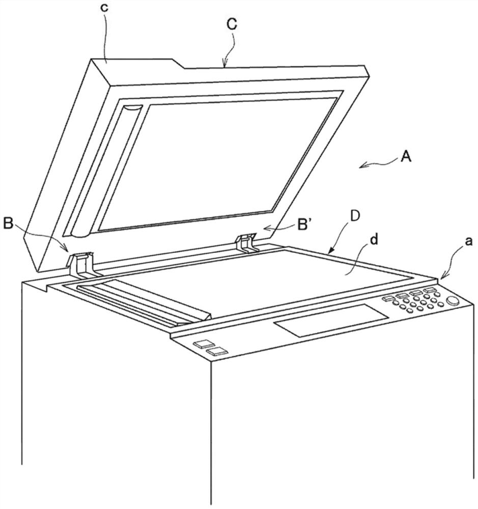 Cover opening and closing device and various machines