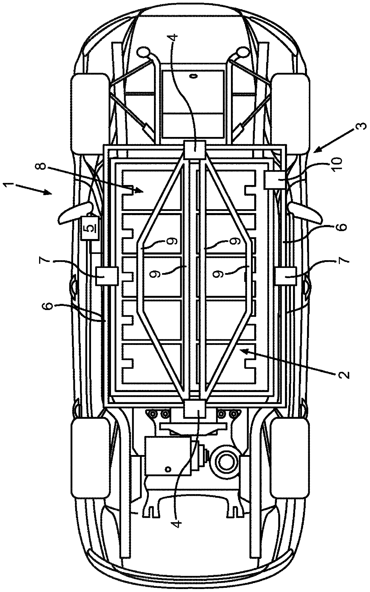 Extinguishing system for a high-voltage battery of a motor vehicle and motor vehicle with an extinguishing system