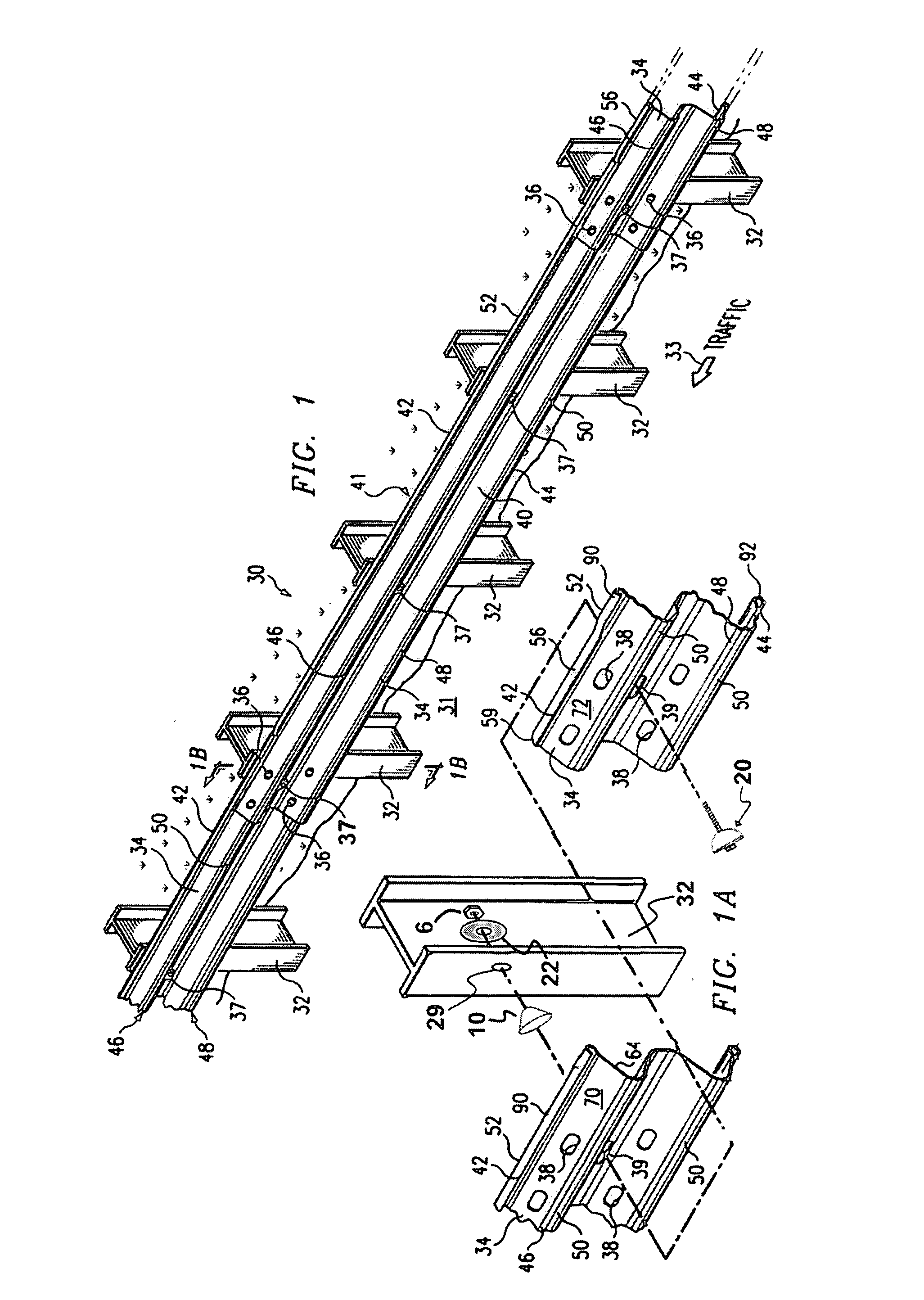 Releasable highway safety structures