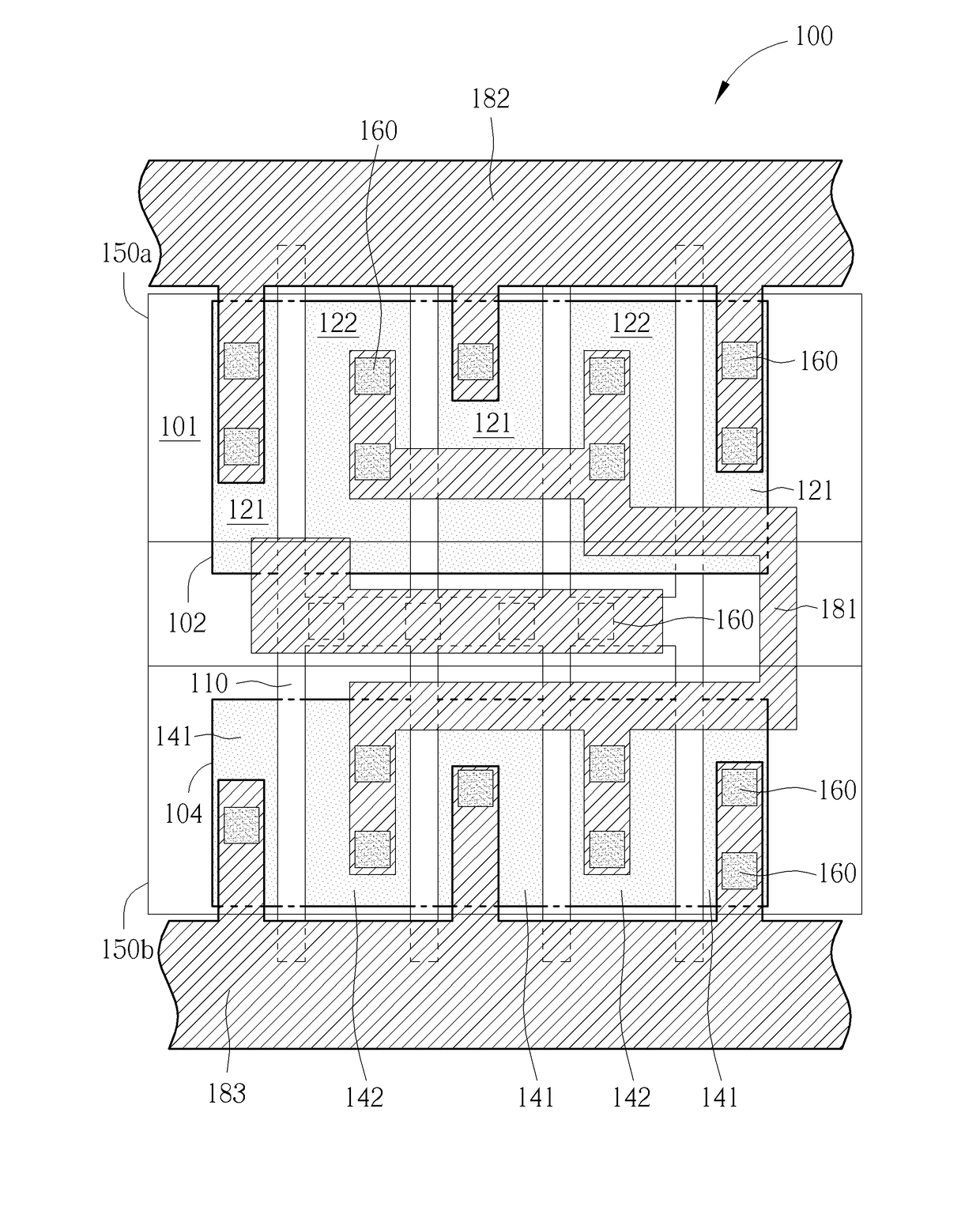 Layout of semiconductor device